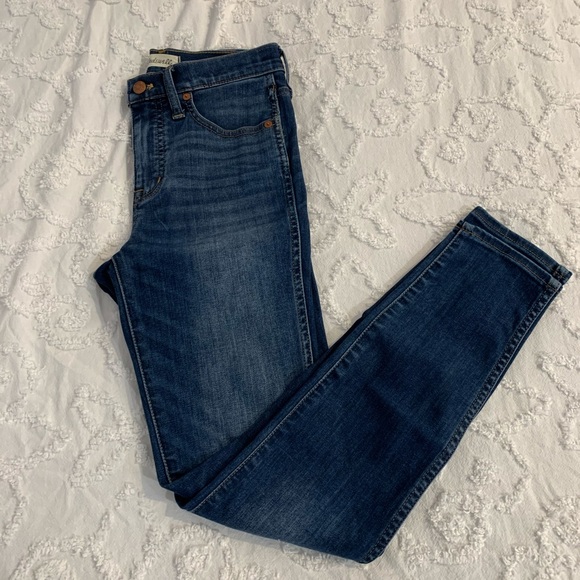 Madewell TENCEL 10” high-rise skinny in danny wash - Picture 6 of 10